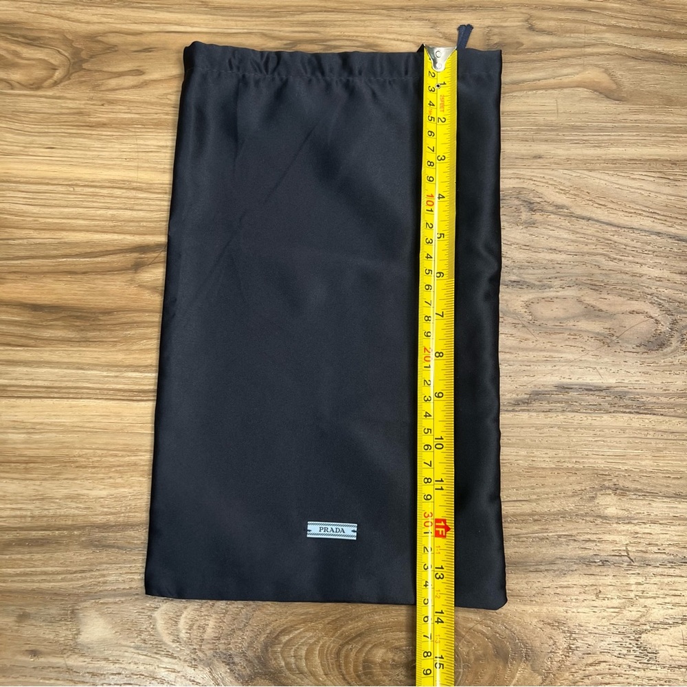 Prada Satin Dust Bag 13 1/2 x 8 1/2in